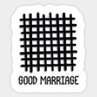 African Sankofa Adinkra Symbol "Good Marriage" Ethnic Symbols Sticker